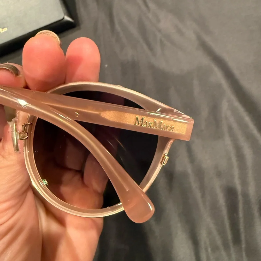 MaxMara Women's Mm Ilde lii Cat Eye Sunglasses Gold Copper
